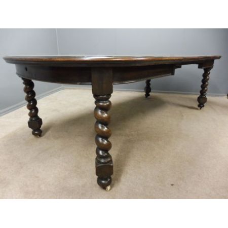 Viktorianischer englischer Eichen Esstisch orignal antik ca 1890