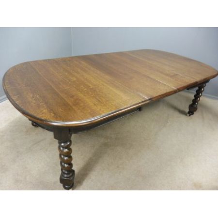 Viktorianischer englischer Eichen Esstisch orignal antik ca 1890