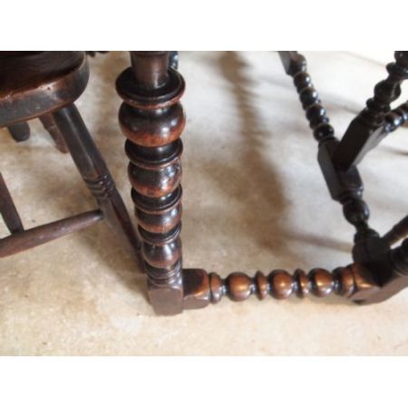 Queen Anne Eichen Esstisch antik englisch ca 1700