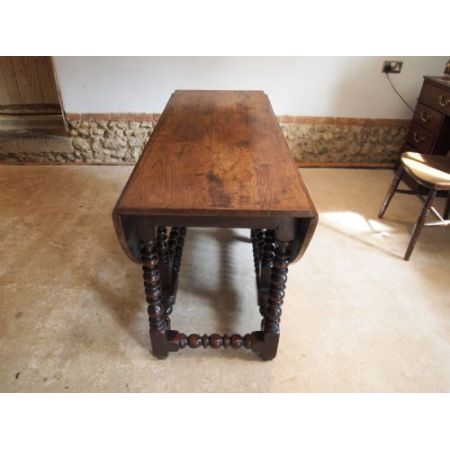 Queen Anne Eichen Esstisch antik englisch ca 1700