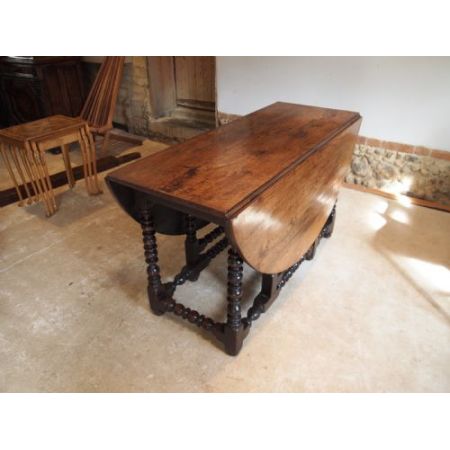 Queen Anne Eichen Esstisch antik englisch ca 1700