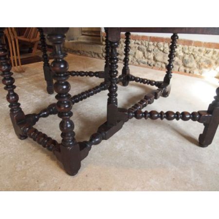 Queen Anne Eichen Esstisch antik englisch ca 1700