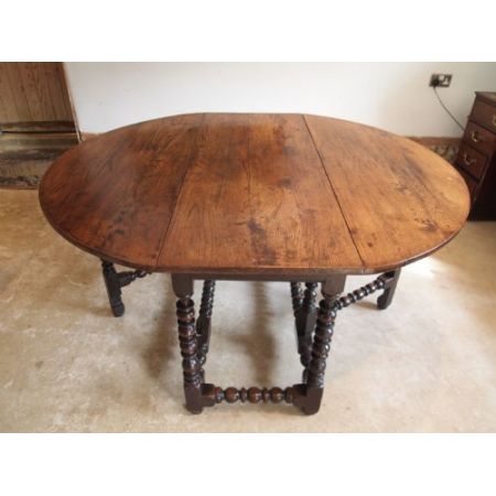 Queen Anne Eichen Esstisch antik englisch ca 1700