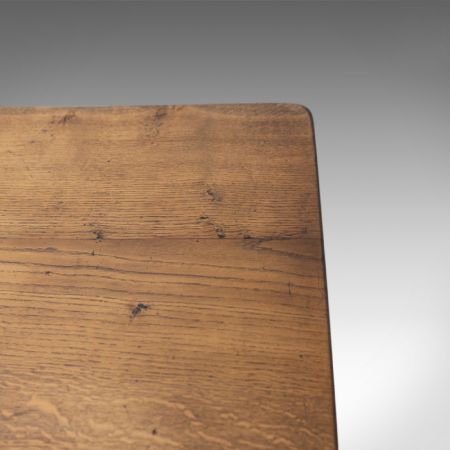 Antiker edwardianischer Esstisch Eiche englisch ca 1910