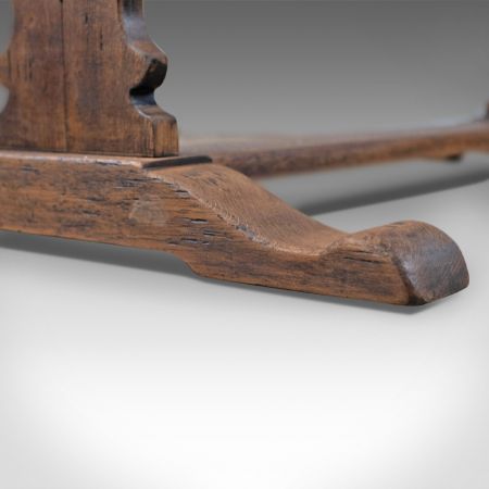 Antiker edwardianischer Esstisch Eiche englisch ca 1910