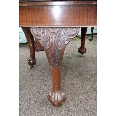 Edwardianischer antiker Esstisch Mahagoni englisch ca 1890