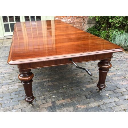 Viktorianischer Mahagoni Esstisch antik ca 1850