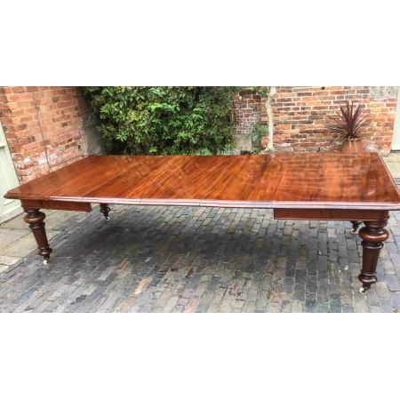 Viktorianischer Mahagoni Esstisch antik ca 1850