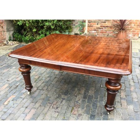 Viktorianischer Mahagoni Esstisch antik ca 1850