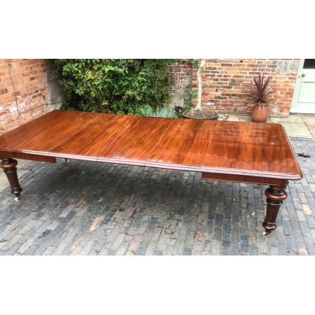 Viktorianischer Mahagoni Esstisch antik ca 1850