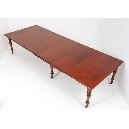 Viktorianischer antiker Mahagoni Esstisch englisch ca 1850