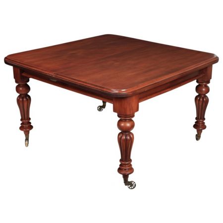 Antiker viktorianischer Mahagoni Esstisch englisch ca 1840