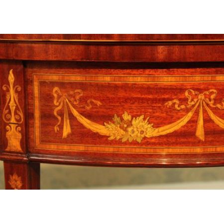 Viktorianischer antiker Mahagoni Kartentisch britisch ca 1890