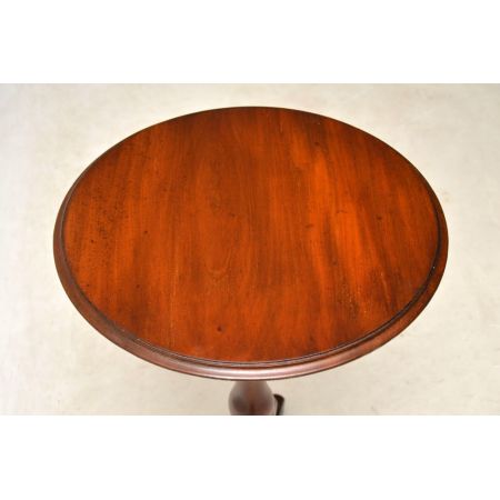 Antiker viktorianischer Mahagoni Beistelltisch englisch ca 1870