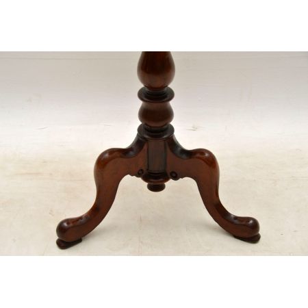 Antiker viktorianischer Mahagoni Beistelltisch englisch ca 1870