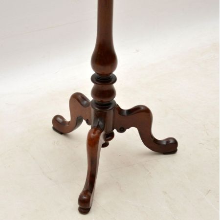 Antiker viktorianischer Mahagoni Beistelltisch englisch ca 1870