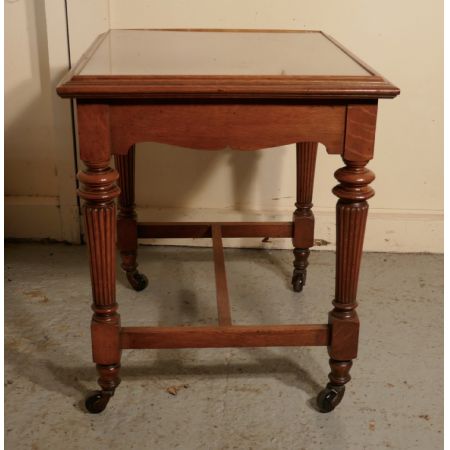 Antiker viktorianischer Arts and Crafts Beistelltisch Eiche britisch ca 1850