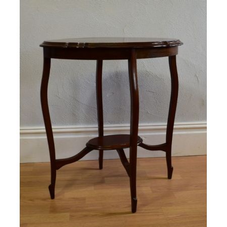 Antiker Nussbaum Beistelltisch original englisch ca 1900