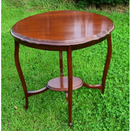 Antiker Nussbaum Beistelltisch original englisch ca 1900