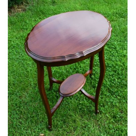 Antiker Nussbaum Beistelltisch original englisch ca 1900