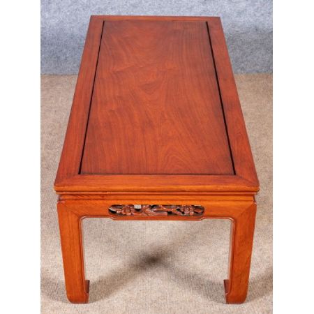 Chinesischer Antiker Hartholz Kleintisch Couchtisch ca. 1920