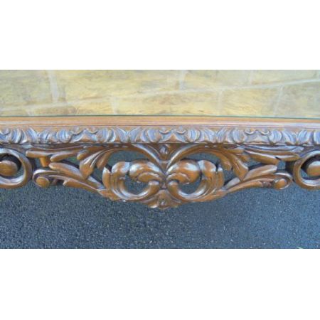 Englischer Antiker Grat Nussbaum Kleintisch ca. 1910