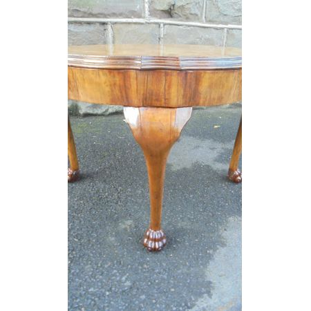 Antiker Nussbaum Art Deco Kaffeetisch Sofatisch englisch 1920