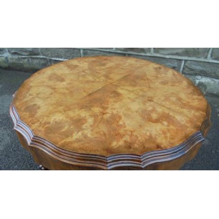 Antiker Nussbaum Art Deco Kaffeetisch Sofatisch englisch 1920