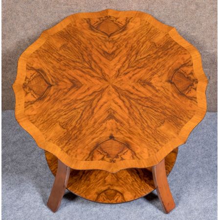 Art Deco Sofatisch Nussbaum Kaffeetisch original antik ca 1920