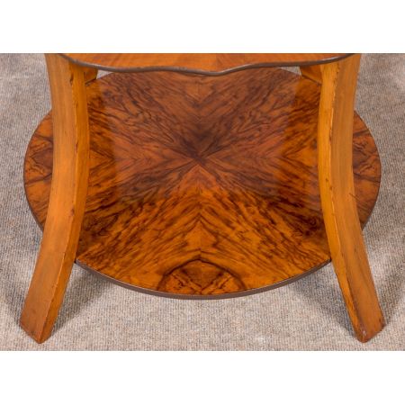 Art Deco Sofatisch Nussbaum Kaffeetisch original antik ca 1920
