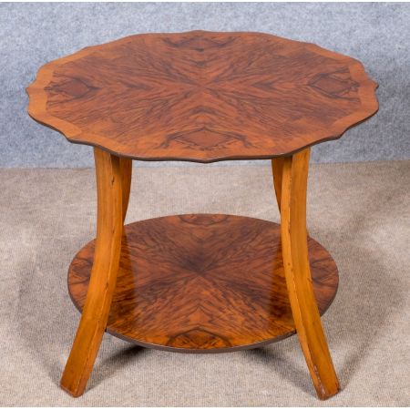 Art Deco Sofatisch Nussbaum Kaffeetisch original antik ca 1920