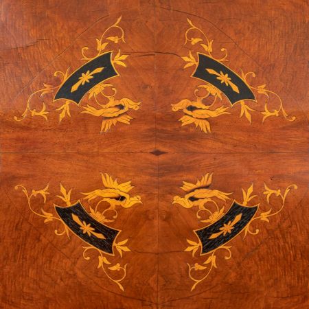 Viktorianischer Nussbaum Kaffeetisch Sofatisch antik englisch ca 1860