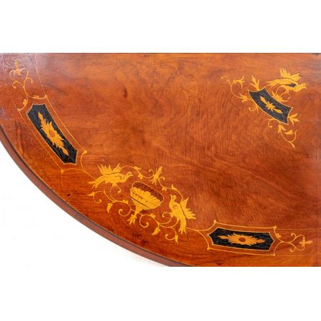 Viktorianischer Nussbaum Kaffeetisch Sofatisch antik englisch ca 1860