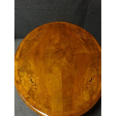 Viktorianischer Nussbaum Kaffeetisch Sofatisch antik 1870