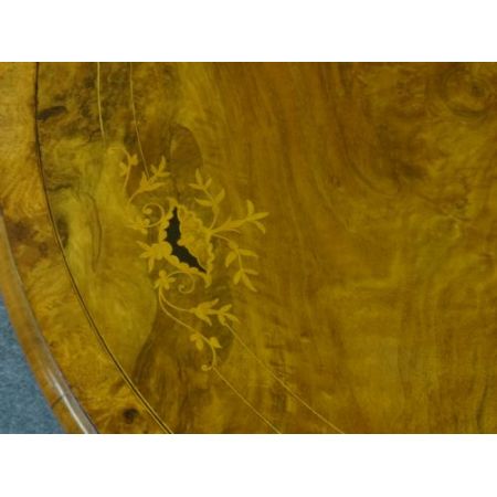 Viktorianischer Nussbaum Kaffeetisch Sofatisch antik 1870