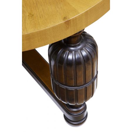 Art Deco Birken Kaffeetisch Sofatisch schwedisch antik ca 1930