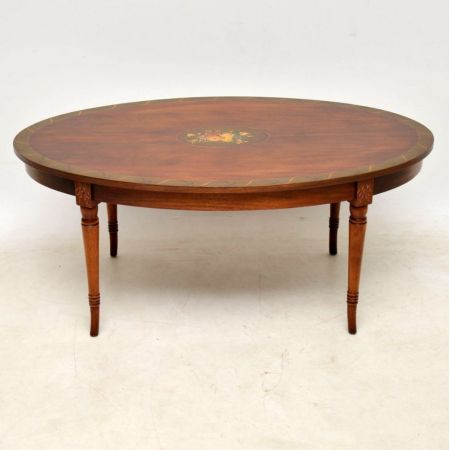 Antiker Mahagoni Kaffeetisch Sofatisch britisch ca 1920