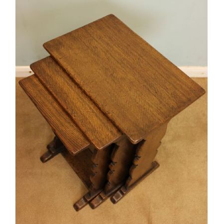 Antike Eichen Beistelltische Tische englisch ca. 1930