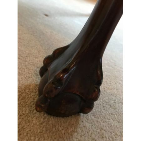 Antiker Queen Anne Kaffeetisch Nussbaum englisch ca 1920