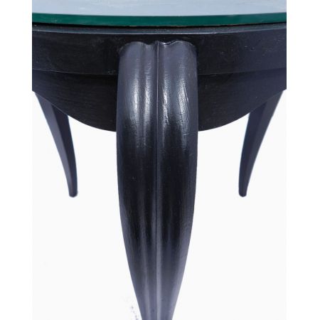 Art Deco Beistelltisch Ebenholz französisch original antik ca 1930