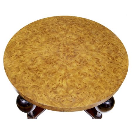 Art Deco Ulmen Kaffeetisch Sofatisch antik ca 1930