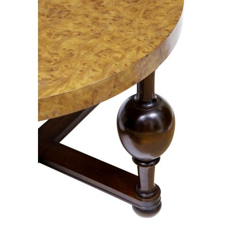 Art Deco Ulmen Kaffeetisch Sofatisch antik ca 1930