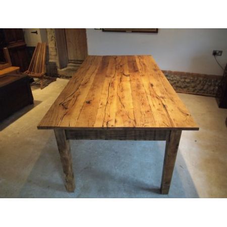 Edwardianischer Landhaus Esstisch Küchentisch Eiche antik ca 1900