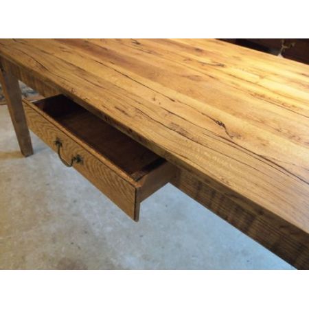 Edwardianischer Landhaus Esstisch Küchentisch Eiche antik ca 1900