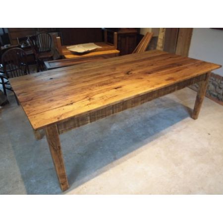 Edwardianischer Landhaus Esstisch Küchentisch Eiche antik ca 1900