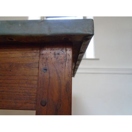 Französischer Landhaus Esstisch Ulme Küchentisch antik ca 1890