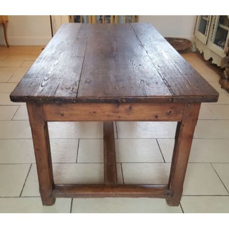 Französischer Landhaus Esstisch Massivholz Küchentisch antik ca 1910