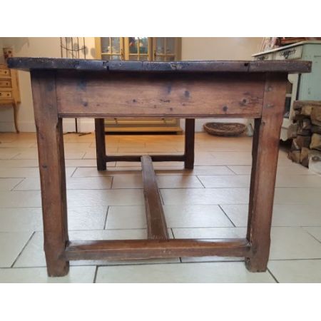Französischer Landhaus Esstisch Massivholz Küchentisch antik ca 1910