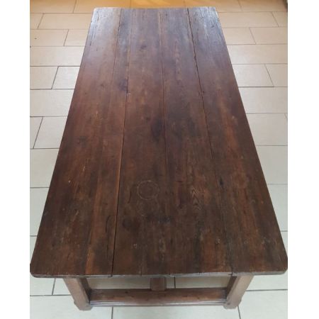 Französischer Landhaus Esstisch Massivholz Küchentisch antik ca 1910