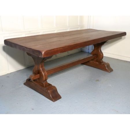 Französischer Landhaus Esstisch Küchentisch Eiche antik ca 1900